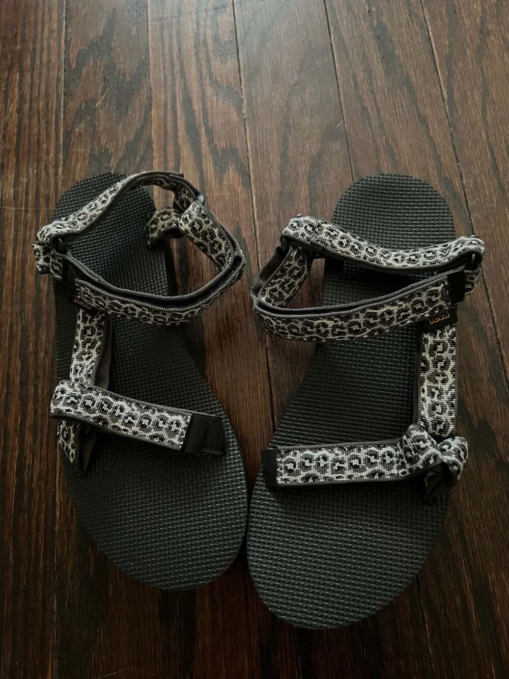 Teva Original Universal Sandal Size 11 Black Animal Print